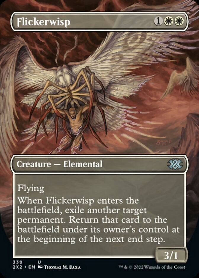 Flickerwisp (Borderless Alternate Art) [Double Masters 2022] | Tables and Towers