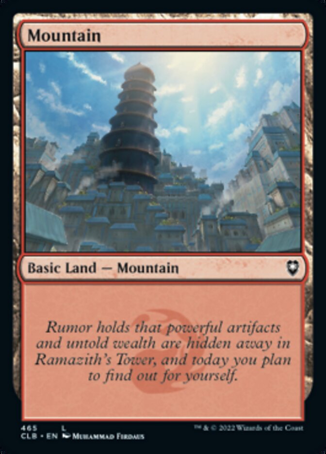 Mountain (465) [Commander Legends: Battle for Baldur's Gate] | Tables and Towers