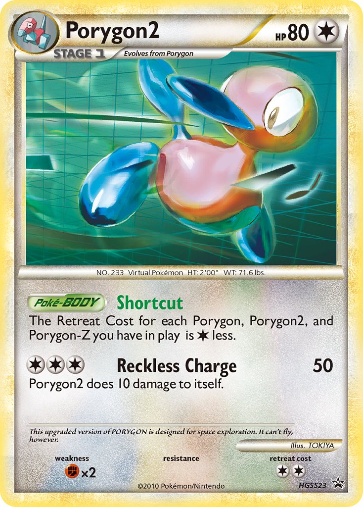 Porygon2 (HGSS23) [HeartGold & SoulSilver: Black Star Promos] | Tables and Towers