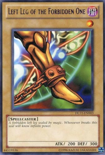 Left Leg of the Forbidden One (Purple) [DL11-EN003] Rare | Tables and Towers