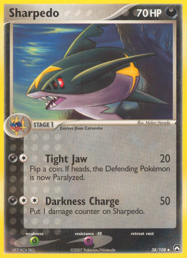 Sharpedo (38/108) [EX: Power Keepers] | Tables and Towers