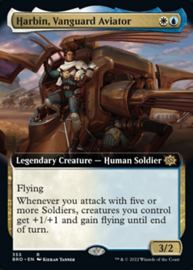 Harbin, Vanguard Aviator (Extended Art) [The Brothers' War] | Tables and Towers