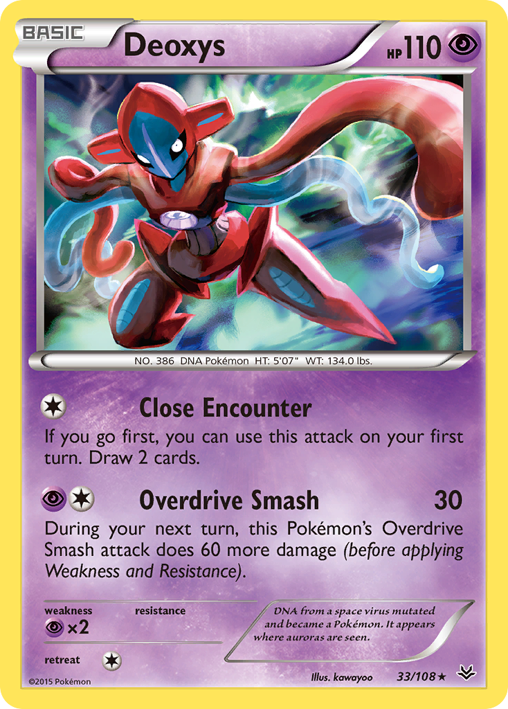 Deoxys (33/108) [XY: Roaring Skies] | Tables and Towers