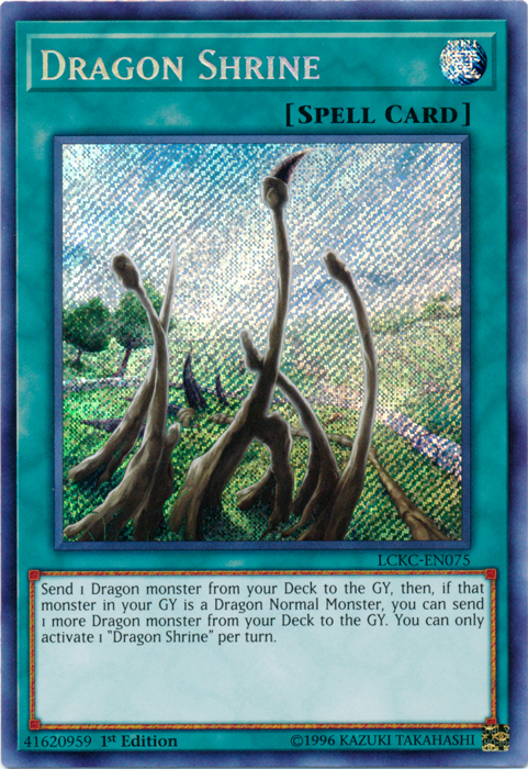 Dragon Shrine [LCKC-EN075] Secret Rare | Tables and Towers