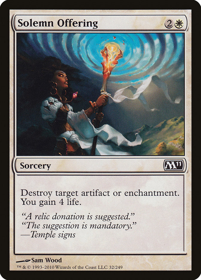 Solemn Offering [Magic 2011] | Tables and Towers