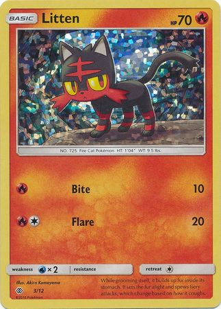 Litten (3/12) [McDonald's Promos: 2017 Collection] | Tables and Towers