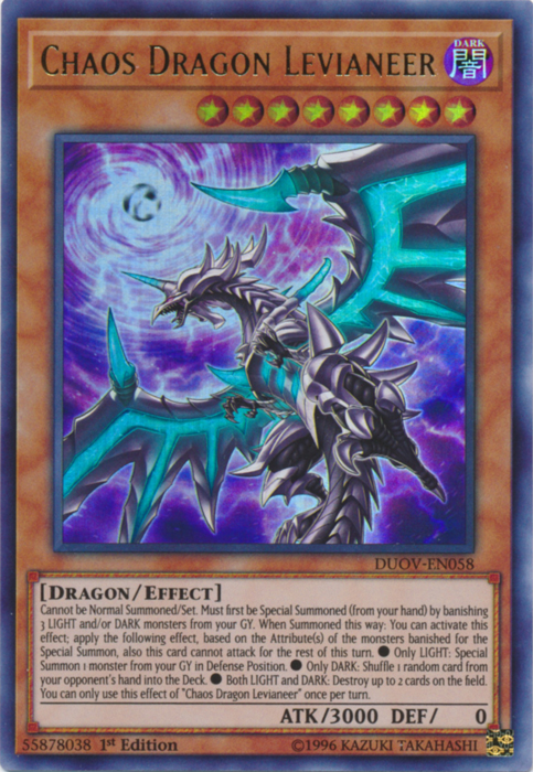 Chaos Dragon Levianeer [DUOV-EN058] Ultra Rare | Tables and Towers