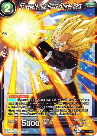 SS Vegeta, the Prince Strikes Back (BT11-130) [Vermilion Bloodline 2nd Edition] | Tables and Towers