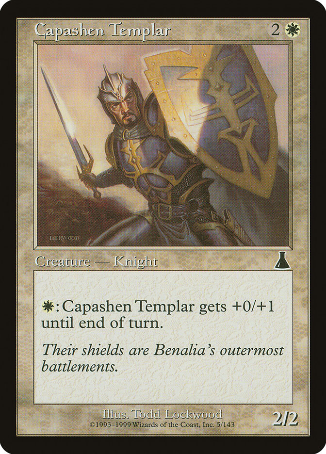 Capashen Templar [Urza's Destiny] | Tables and Towers