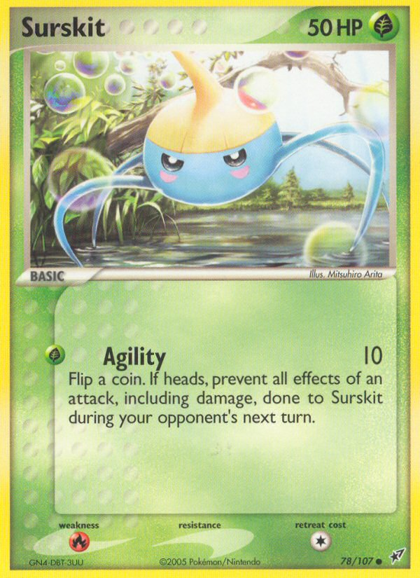 Surskit (78/107) [EX: Deoxys] | Tables and Towers