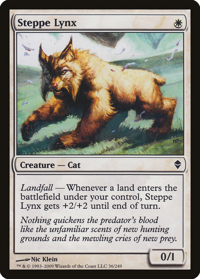 Steppe Lynx [Zendikar] | Tables and Towers