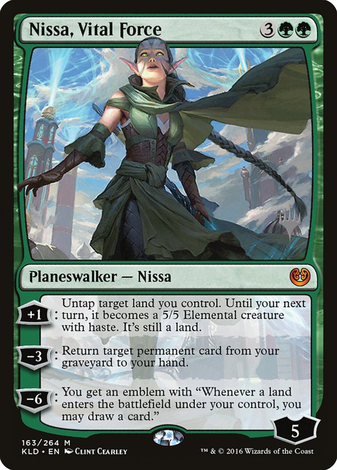 Nissa, Vital Force (Promo Pack) [Kaladesh Promos] | Tables and Towers