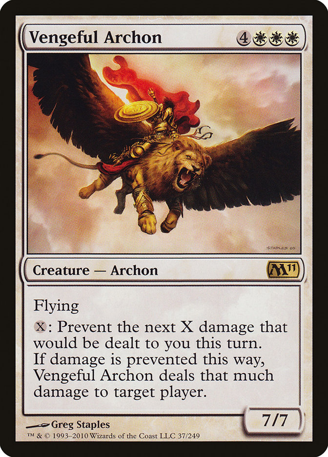 Vengeful Archon [Magic 2011] | Tables and Towers