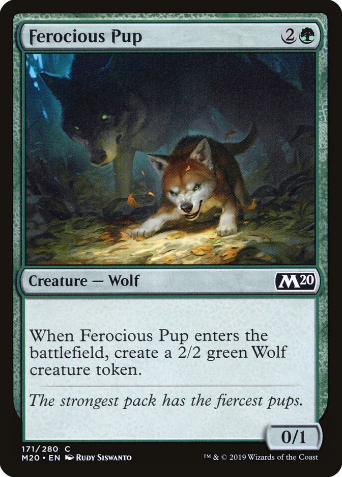 Ferocious Pup [Core Set 2020] | Tables and Towers