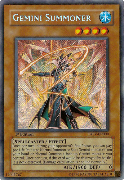 Gemini Summoner [TAEV-EN000] Secret Rare | Tables and Towers