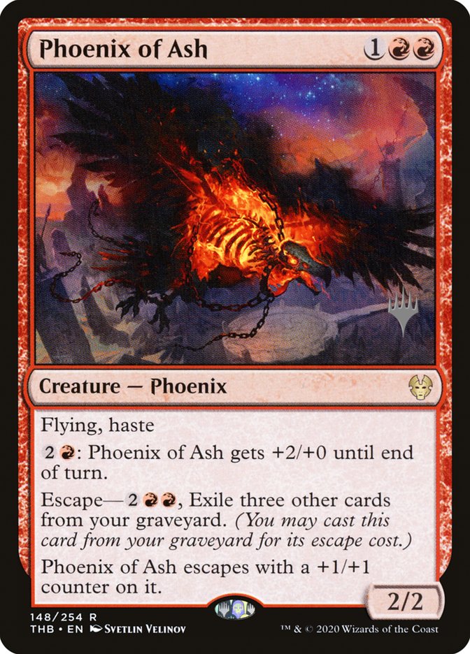 Phoenix of Ash (Promo Pack) [Theros Beyond Death Promos] | Tables and Towers