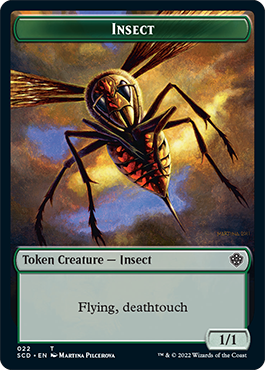 Insect // Cat Beast Double-Sided Token [Starter Commander Decks] | Tables and Towers