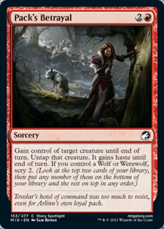 Pack's Betrayal [Innistrad: Midnight Hunt] | Tables and Towers