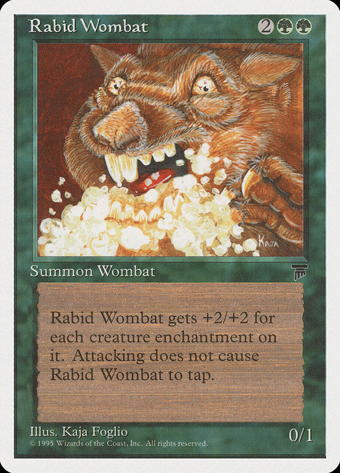 Rabid Wombat [Chronicles] | Tables and Towers