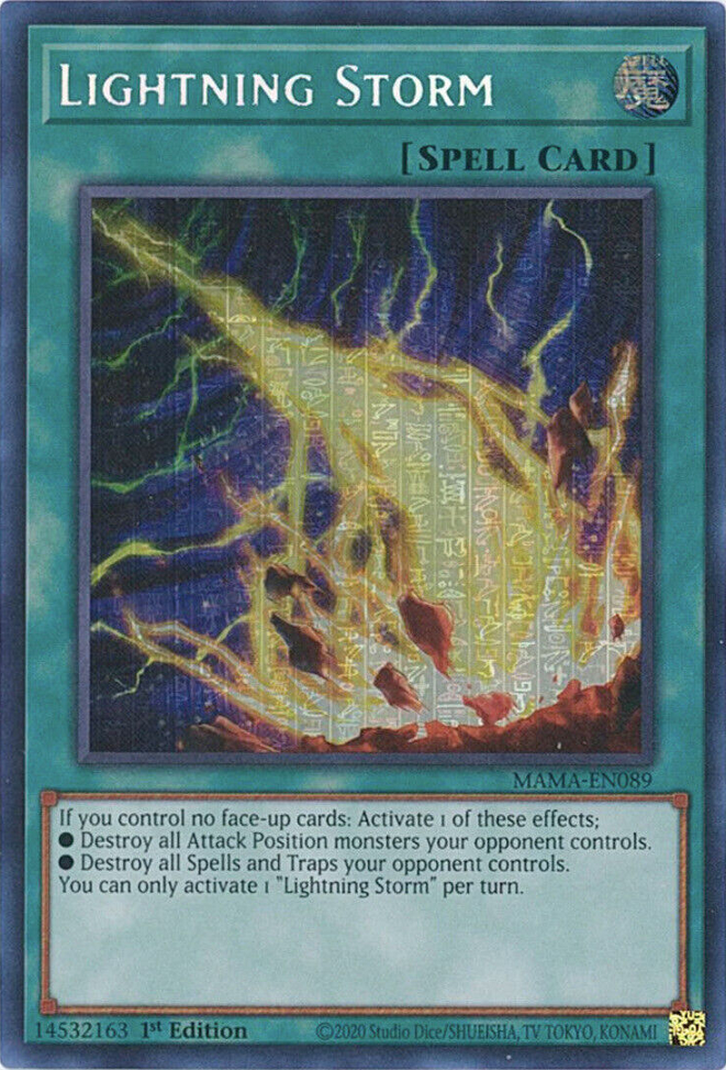 Lightning Storm [MAMA-EN089] Ultra Pharaoh's Rare | Tables and Towers