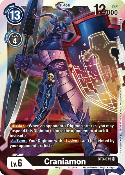 Craniamon [BT3-075] [Release Special Booster Ver.1.5] | Tables and Towers