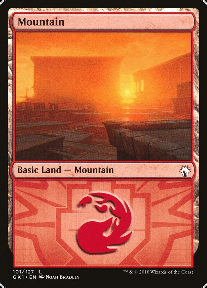 Mountain (101) [Guilds of Ravnica Guild Kit] | Tables and Towers