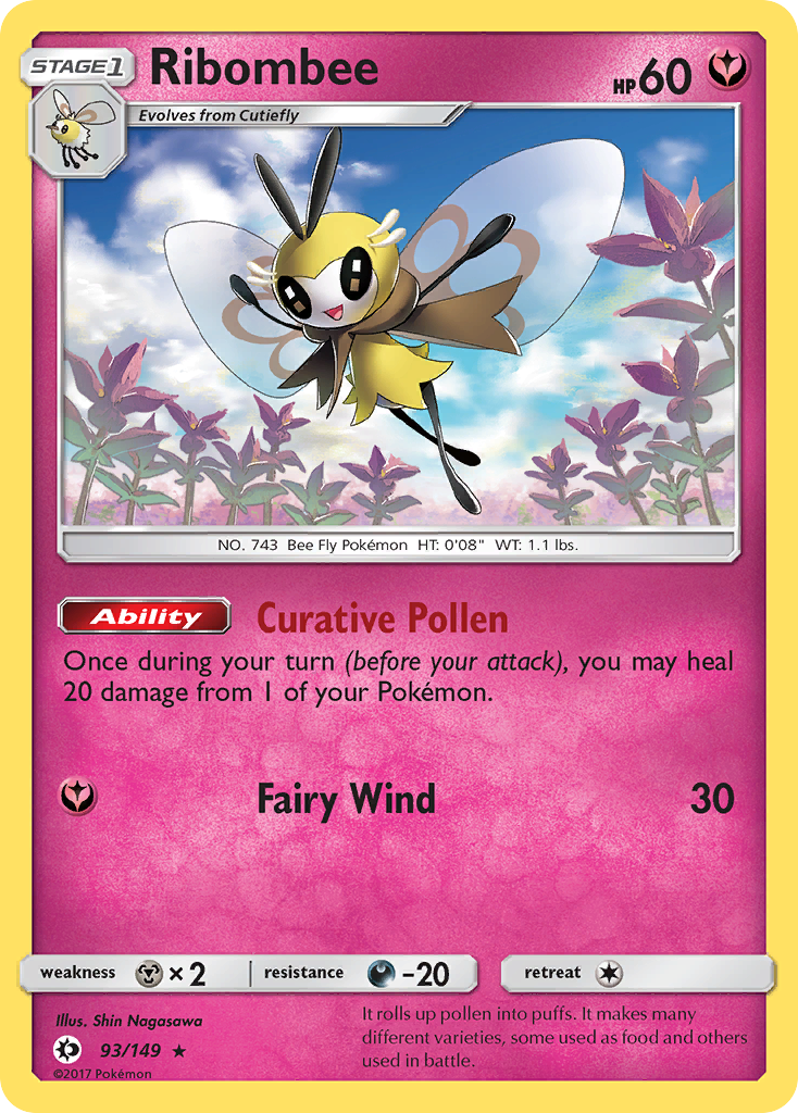 Ribombee (93/149) [Sun & Moon: Base Set] | Tables and Towers