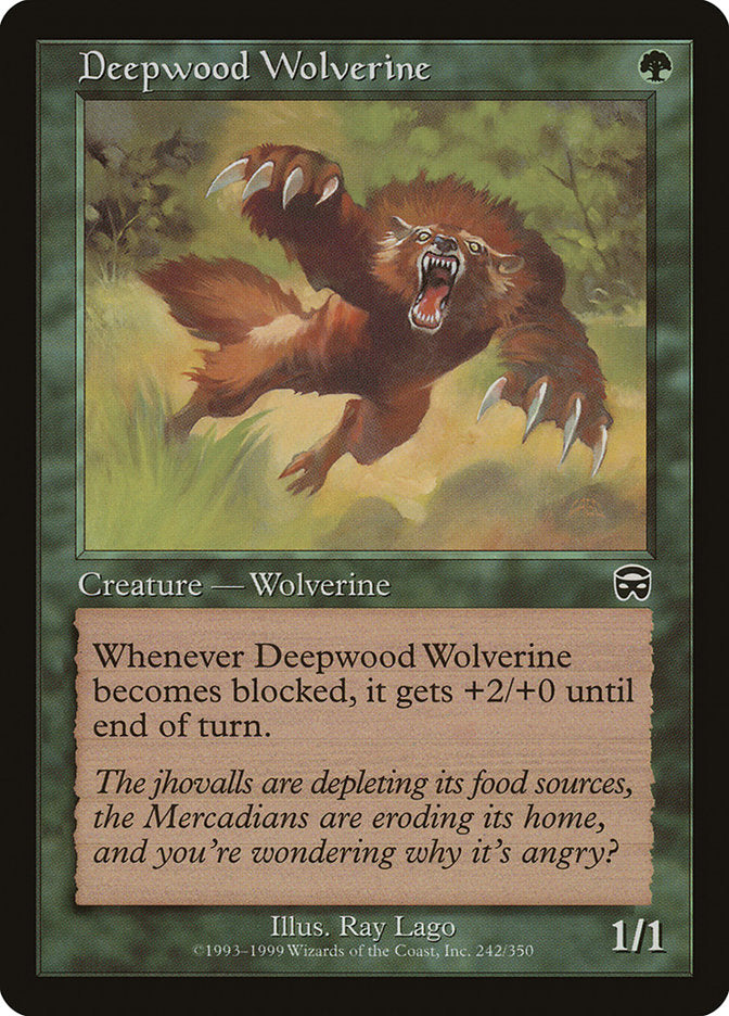 Deepwood Wolverine [Mercadian Masques] | Tables and Towers