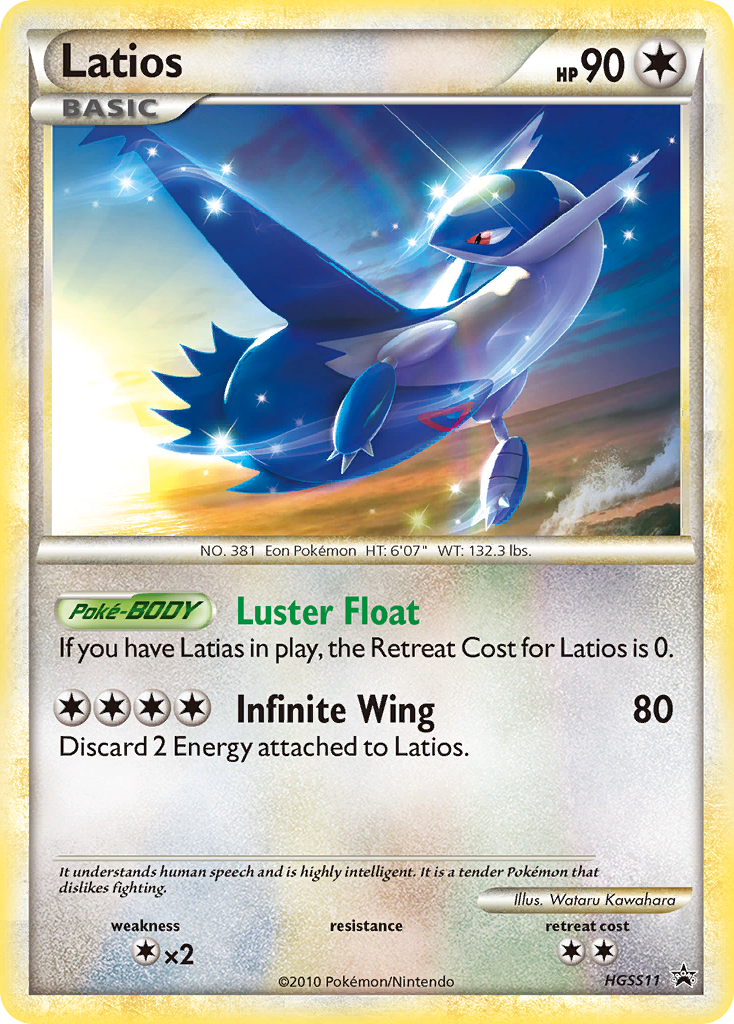 Latios (HGSS11) [HeartGold & SoulSilver: Black Star Promos] | Tables and Towers