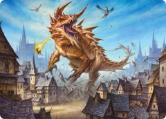 Tarrasque Art Card [Dungeons & Dragons: Adventures in the Forgotten Realms Art Series] | Tables and Towers