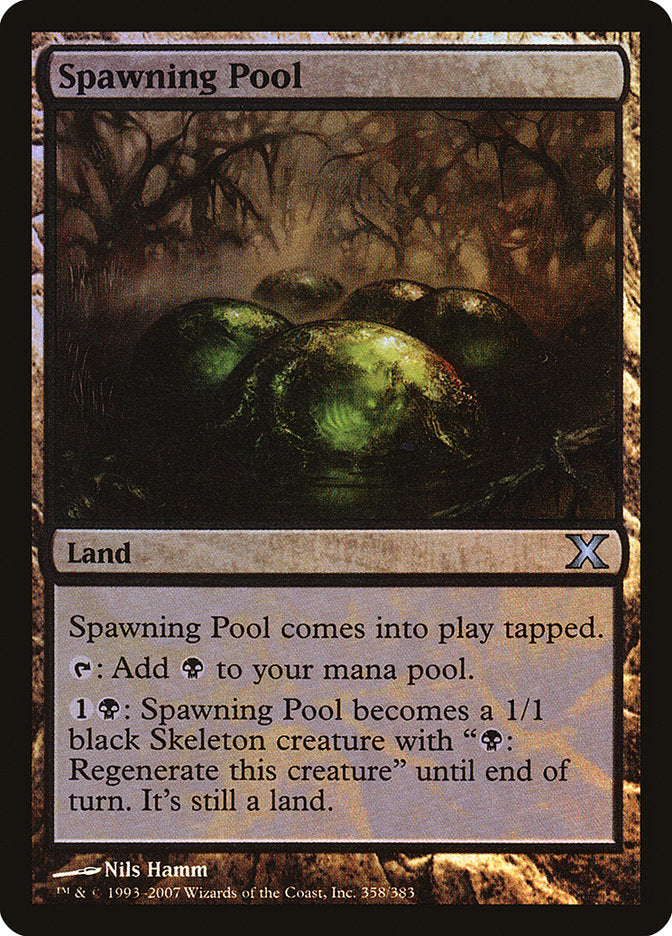 Spawning Pool (Premium Foil) [Tenth Edition] | Tables and Towers