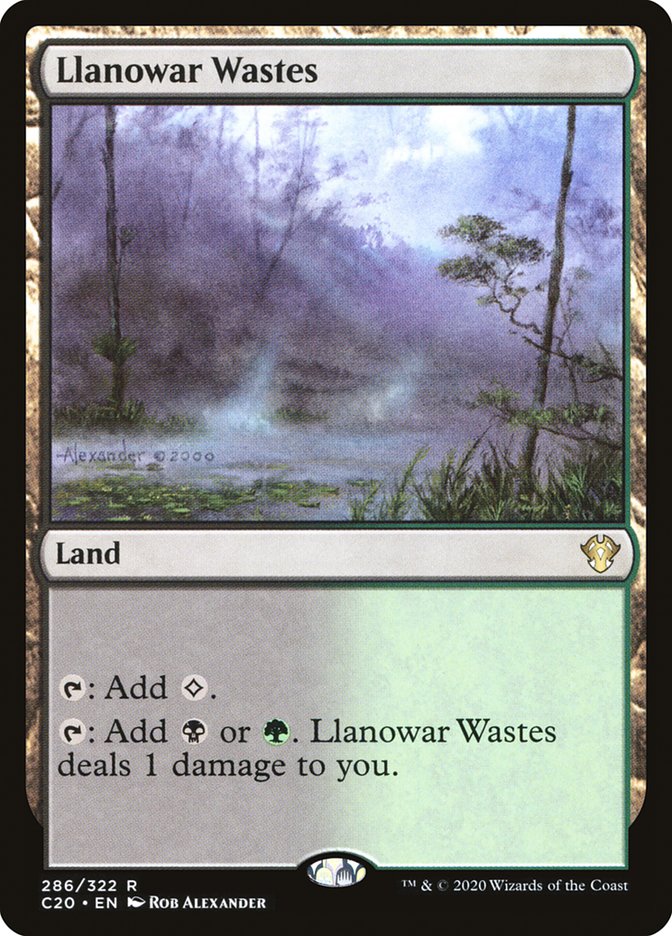 Llanowar Wastes [Commander 2020] | Tables and Towers