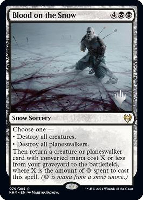 Blood on the Snow (Promo Pack) [Kaldheim Promos] | Tables and Towers