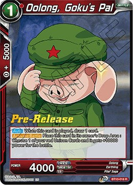 Oolong, Goku's Pal (BT10-016) [Rise of the Unison Warrior Prerelease Promos] | Tables and Towers