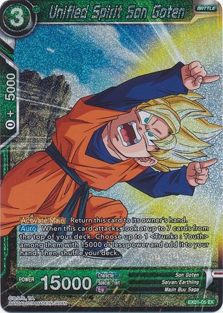 Unified Spirit Son Goten (Foil) (EX01-05) [Mighty Heroes] | Tables and Towers