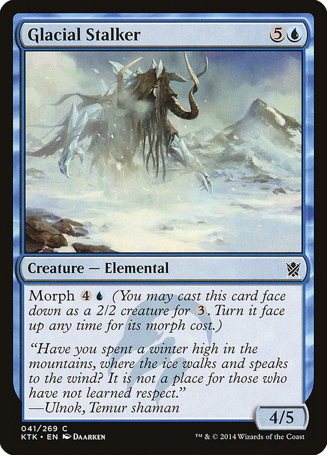 Glacial Stalker [Khans of Tarkir] | Tables and Towers