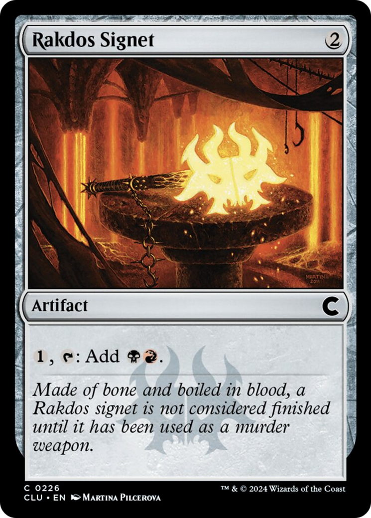 Rakdos Signet [Ravnica: Clue Edition] | Tables and Towers