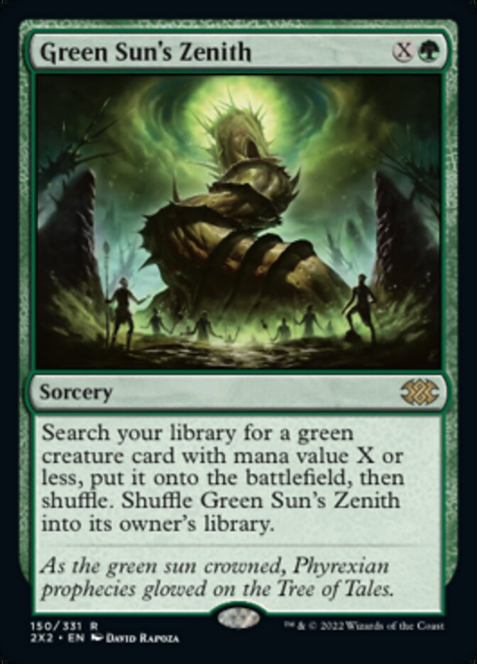 Green Sun's Zenith [Double Masters 2022] | Tables and Towers