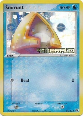 Snorunt (64/106) (Stamped) [EX: Emerald] | Tables and Towers