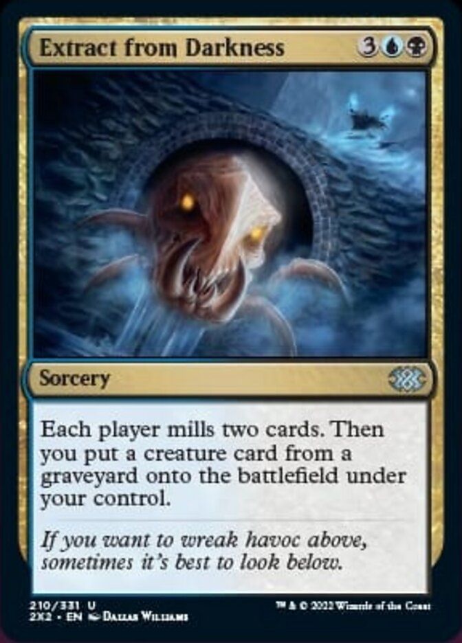 Extract from Darkness [Double Masters 2022] | Tables and Towers