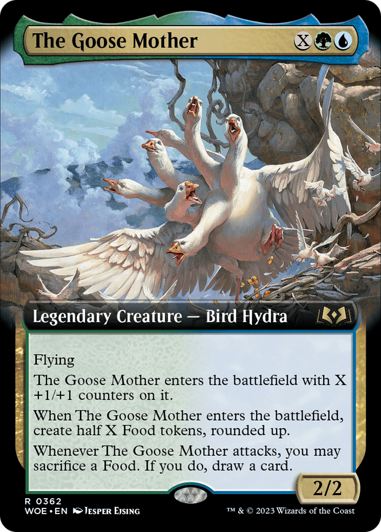 The Goose Mother (Extended Art) [Wilds of Eldraine] | Tables and Towers