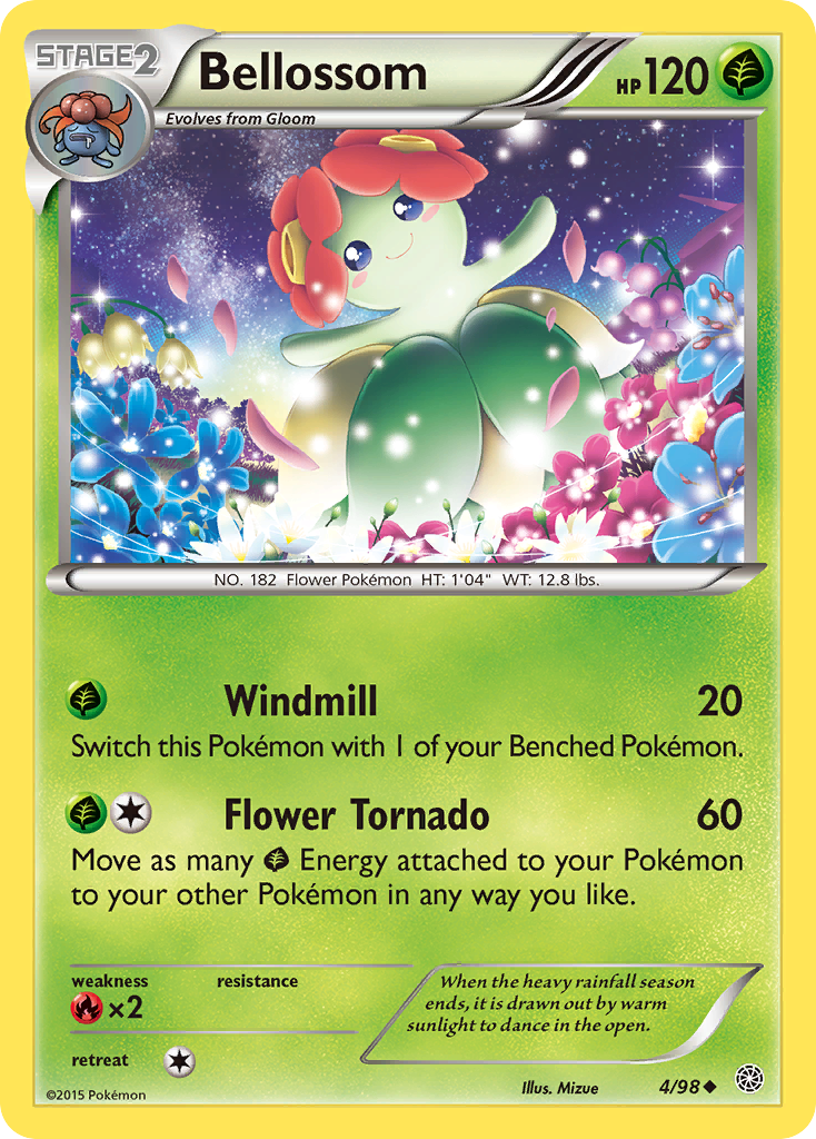 Bellossom (4/98) [XY: Ancient Origins] | Tables and Towers