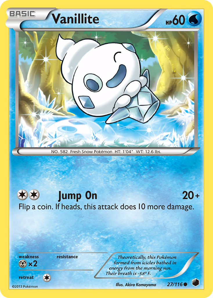 Vanillite (27/116) [Black & White: Plasma Freeze] | Tables and Towers