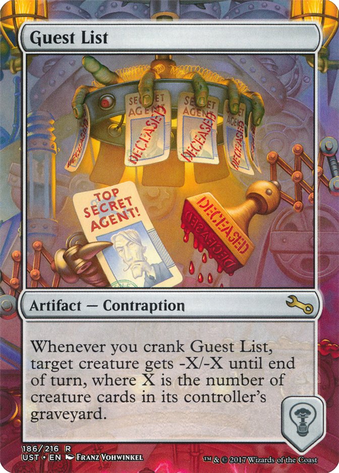 Guest List [Unstable] | Tables and Towers