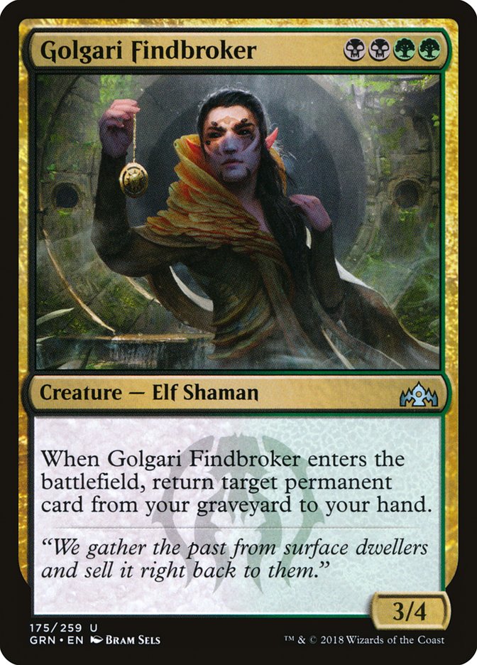 Golgari Findbroker [Guilds of Ravnica] | Tables and Towers