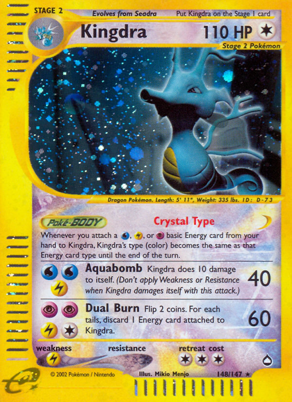 Kingdra (148/147) [Aquapolis] | Tables and Towers