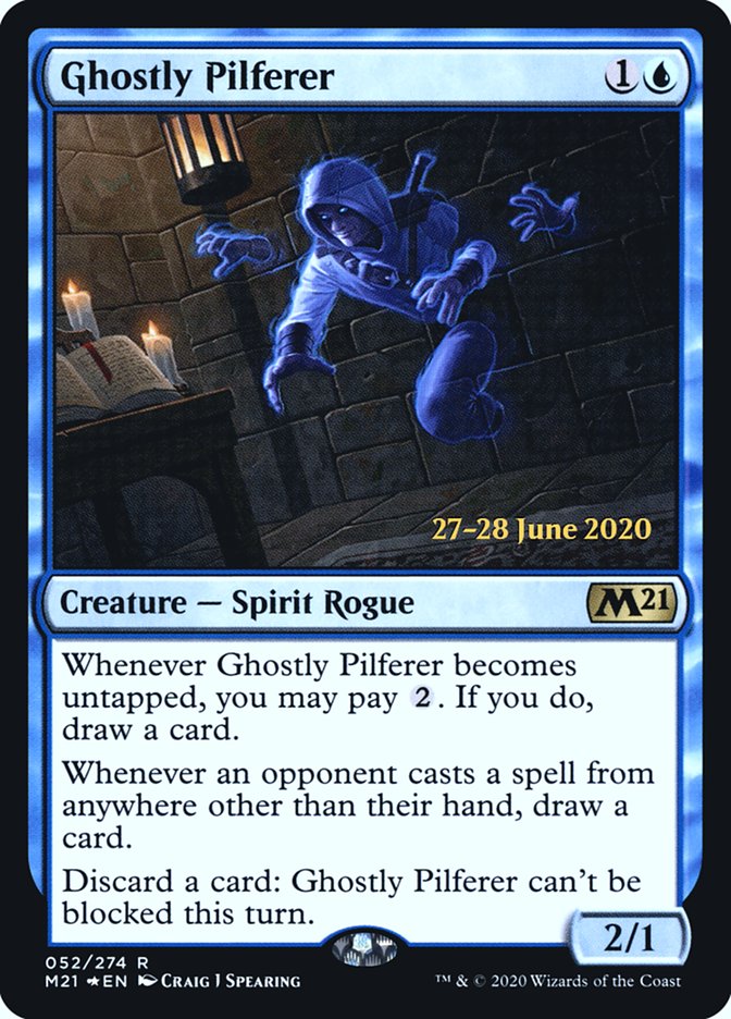 Ghostly Pilferer [Core Set 2021 Prerelease Promos] | Tables and Towers