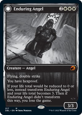 Enduring Angel // Angelic Enforcer [Innistrad: Double Feature] | Tables and Towers