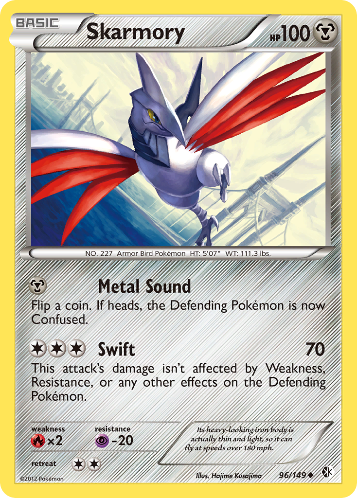 Skarmory (96/149) [Black & White: Boundaries Crossed] | Tables and Towers