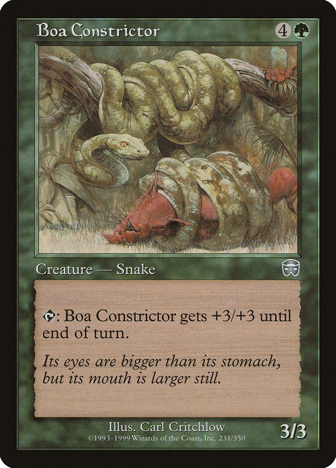 Boa Constrictor [Mercadian Masques] | Tables and Towers